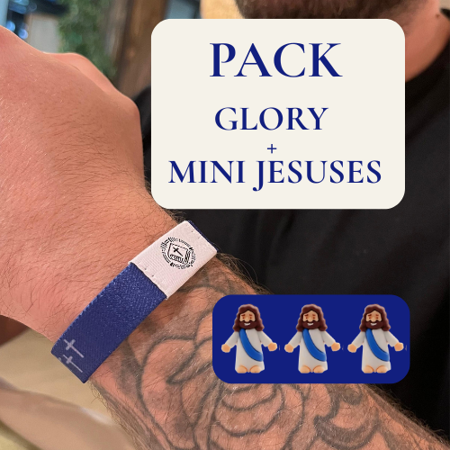 GLORY con 3 Mini Jesús